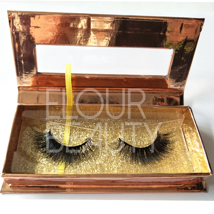 OEM magnetic package for wholesale mink strip lashes ED103